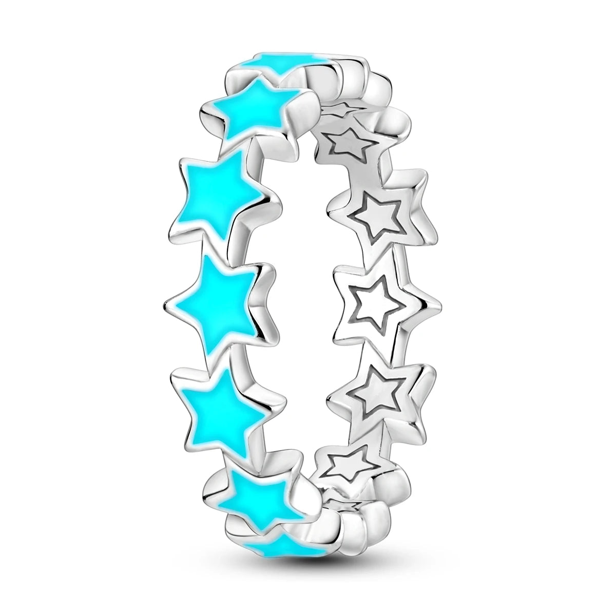 Silver Plated Women Luxury Stackable Ring Real Infinite Flower Daisy Fine Jewelry Rings For Engagement Weddling Party