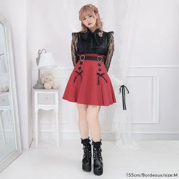 Women's Plus Size Lolita Style Skirt Black High Waist Slimming Summer Skirt Japanese Cute Soft Girl Fashion Flared Design S-3XL