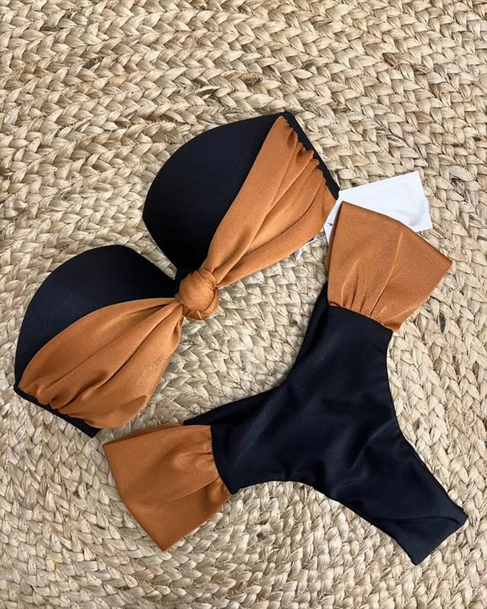 2025 Sexy Stylish Printed Printed Bikini Set with Long Cover-Up Perfect for Sunset Beach Parties and Beach Trips Summer Getaways