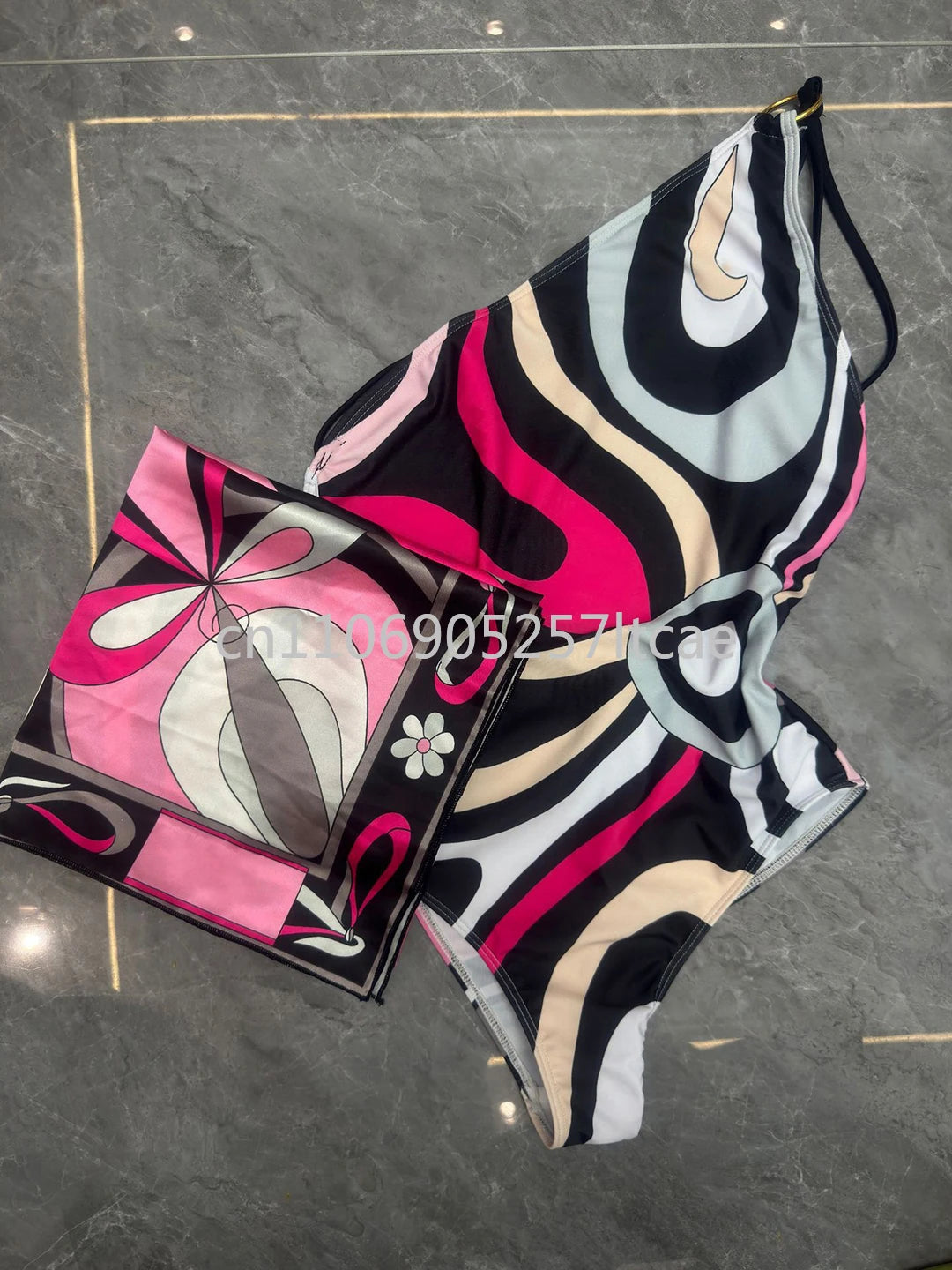 Luxury Design Women's Scarf Bikini Sets Letter Signature Logo Designer Brand Lady Headband Swimsuits