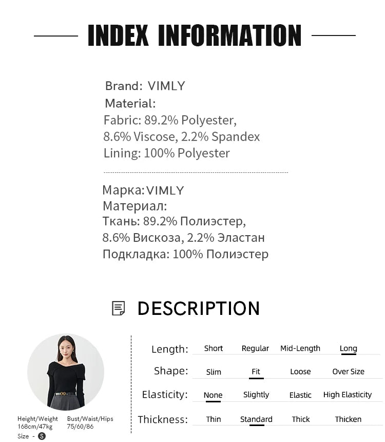 VIMLY Midi Women Skirt 2025 Autumn Office Lady Gray A-line Bud Elegant Ladies Skirt Zipper Loose Pockets Female Skirts A2202