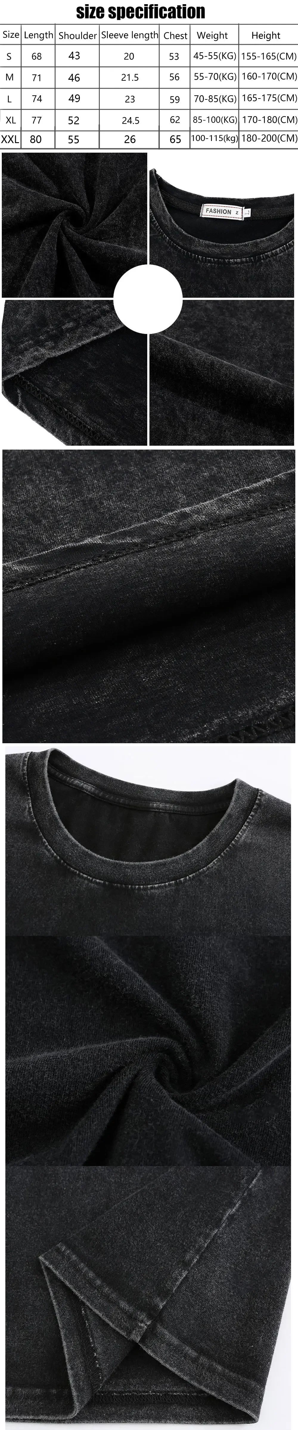 Demon Slayer Tengen Uzui Ninju Mice GYM Washed T Shirts Kimetsu No Yaiba Tee Shirt Cotton T-Shirt Unisex Casual Oversized Tops