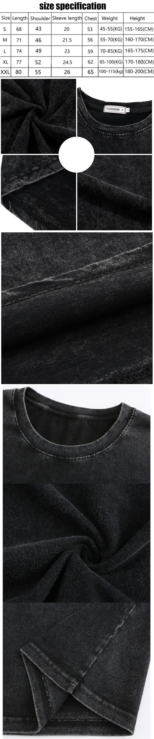 Demon Slayer Tengen Uzui Ninju Mice GYM Washed T Shirts Kimetsu No Yaiba Tee Shirt Cotton T-Shirt Unisex Casual Oversized Tops