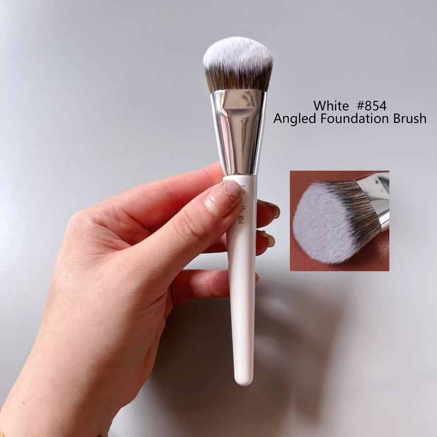 2/3/4/5/6/7pc White Makeup Brushes Liquid Foundation Base Make up Brush Eyeshadow blending Detail Face Eye Concealer Beauty tool