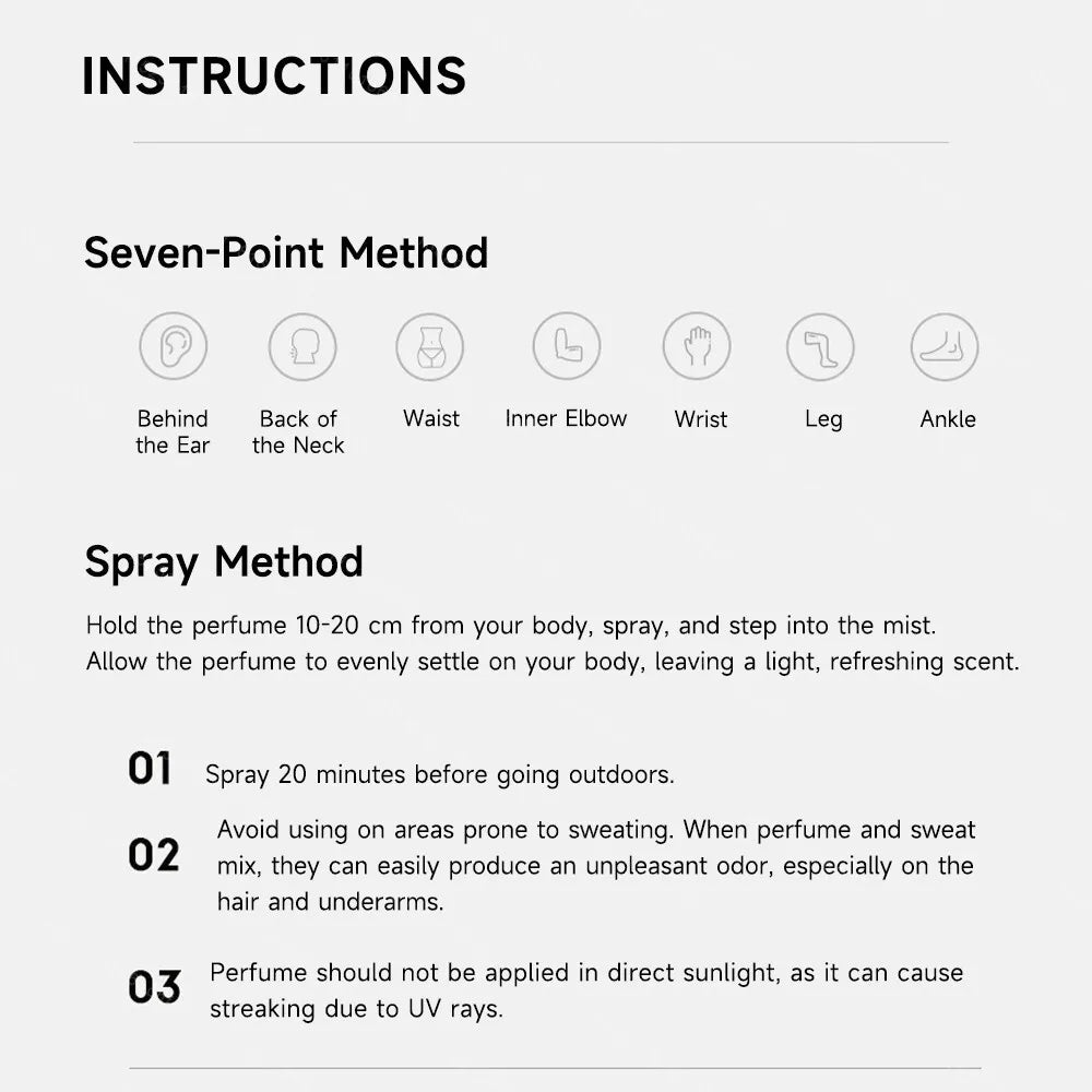 50/100Ml Lady Elegant Perfume Citrus note Fresh Floral Fruity Fragrance Long-Lasting Fragrance Charming Romantic Pheromone Spray