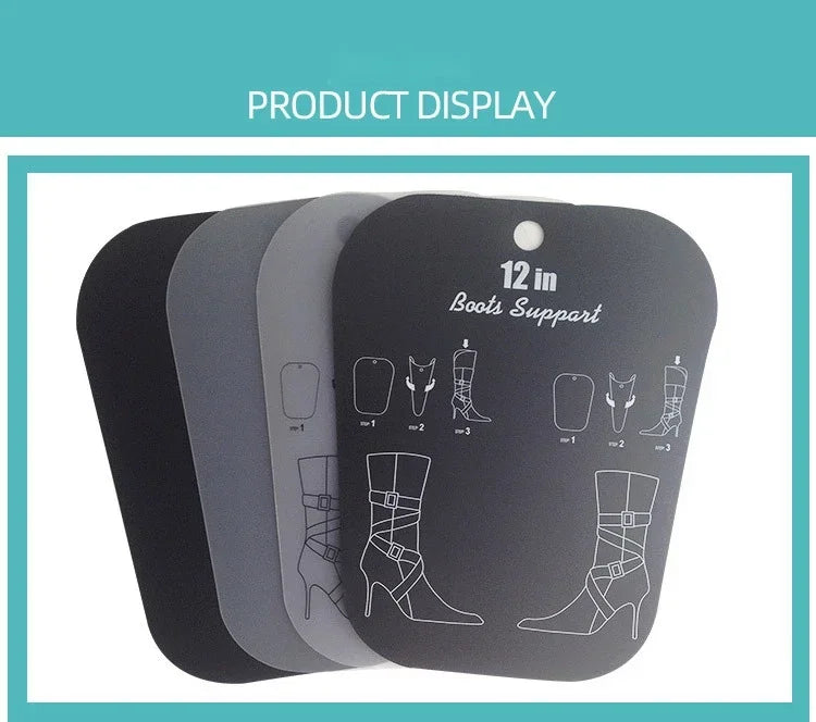 1Pcs Boot Shaper Stands Form Shoe Protector Inserts Tall Boot Support Keep Tube Shape for Women Men Plastic Long Boots Support