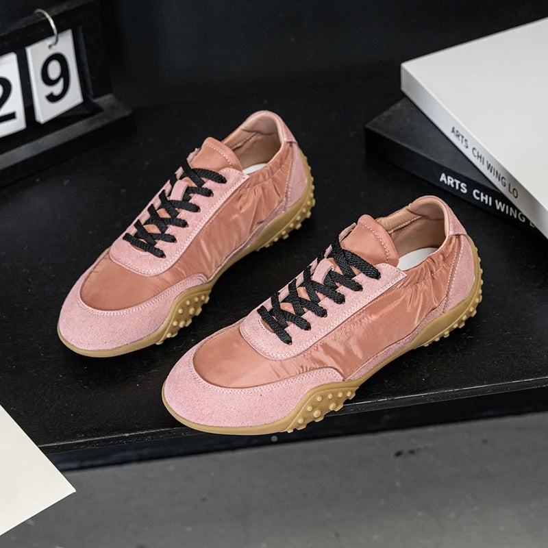 AIYUQI Women Sneakers 2025 New  Flat Non-slip Women's Moral Training Shoes Large Size Running Skateboarding Shoes For Women