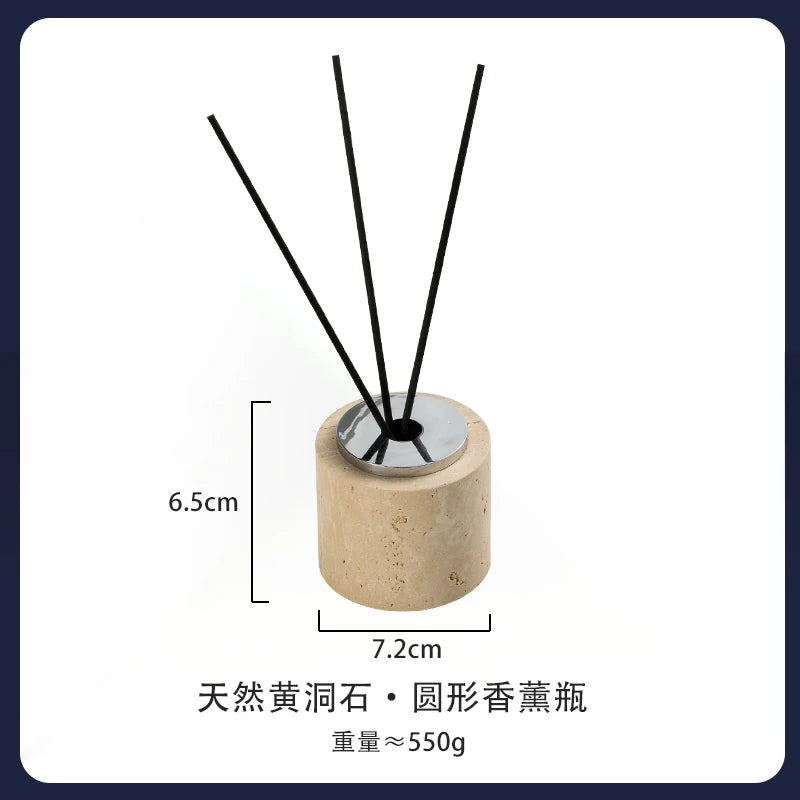 Vintage Rock Wind Cave Ceramic Lotion Bottle Bathroom Shampoo Body Wash Split Empty Bottle Cotton Bumb Box Aromatherapy Bottle