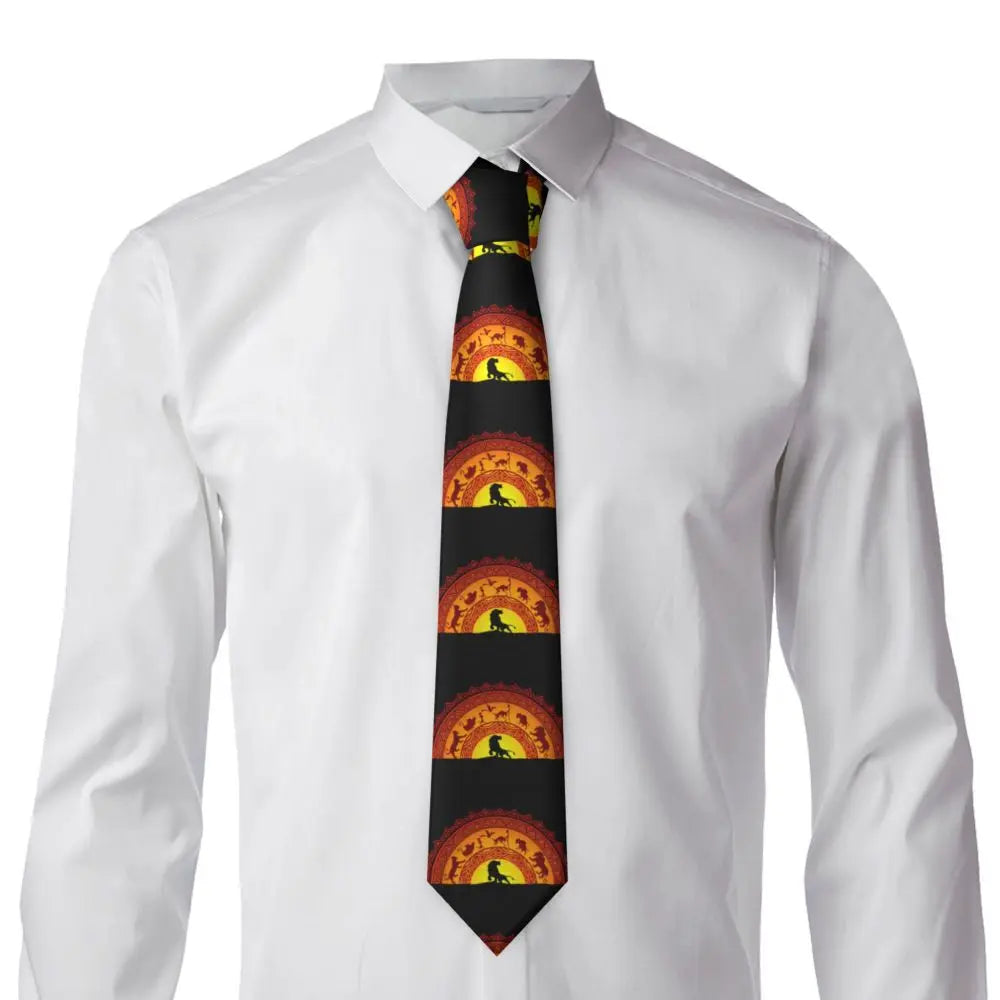 Custom The Lion King Hakuna Matata Necktie Mens Mens Suit Tie For Thanksgiving Day