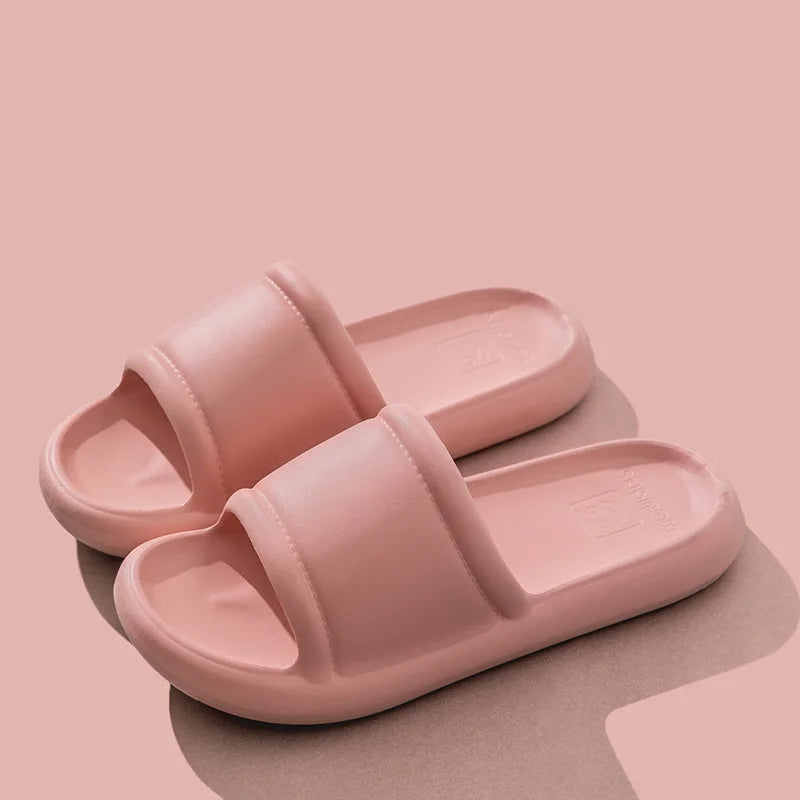 New Men's Slippers EVA Non-slip Bathroom Slipper Soft Comfortable Home Summer Sandal Indoor Bathroom Slippers Male Shower Shoes