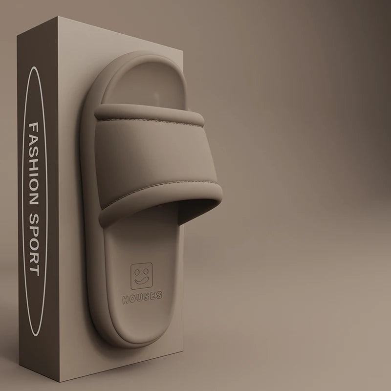 New Men's Slippers EVA Non-slip Bathroom Slipper Soft Comfortable Home Summer Sandal Indoor Bathroom Slippers Male Shower Shoes