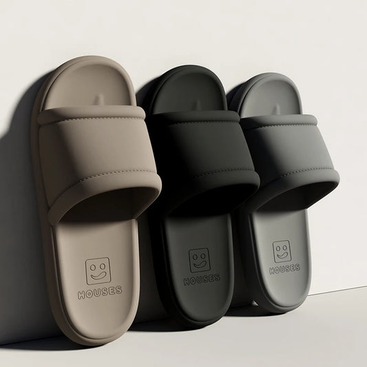 New Men's Slippers EVA Non-slip Bathroom Slipper Soft Comfortable Home Summer Sandal Indoor Bathroom Slippers Male Shower Shoes