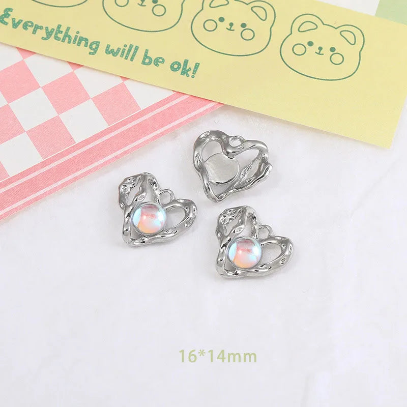 Wholesale Y2K Silver Charms for Jewelry Making Accessories DIY Pendant Necklace Bracelet Earring Women Girl Luxury Female Gift