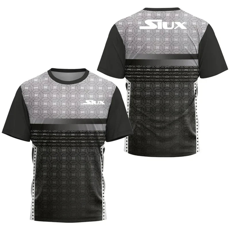New SIUX Men's Quick Dry T-shirt Summer Sweat Running Sweatshirt Short Sleeve Breathable Badminton Tennis Volleyball Sports Tops