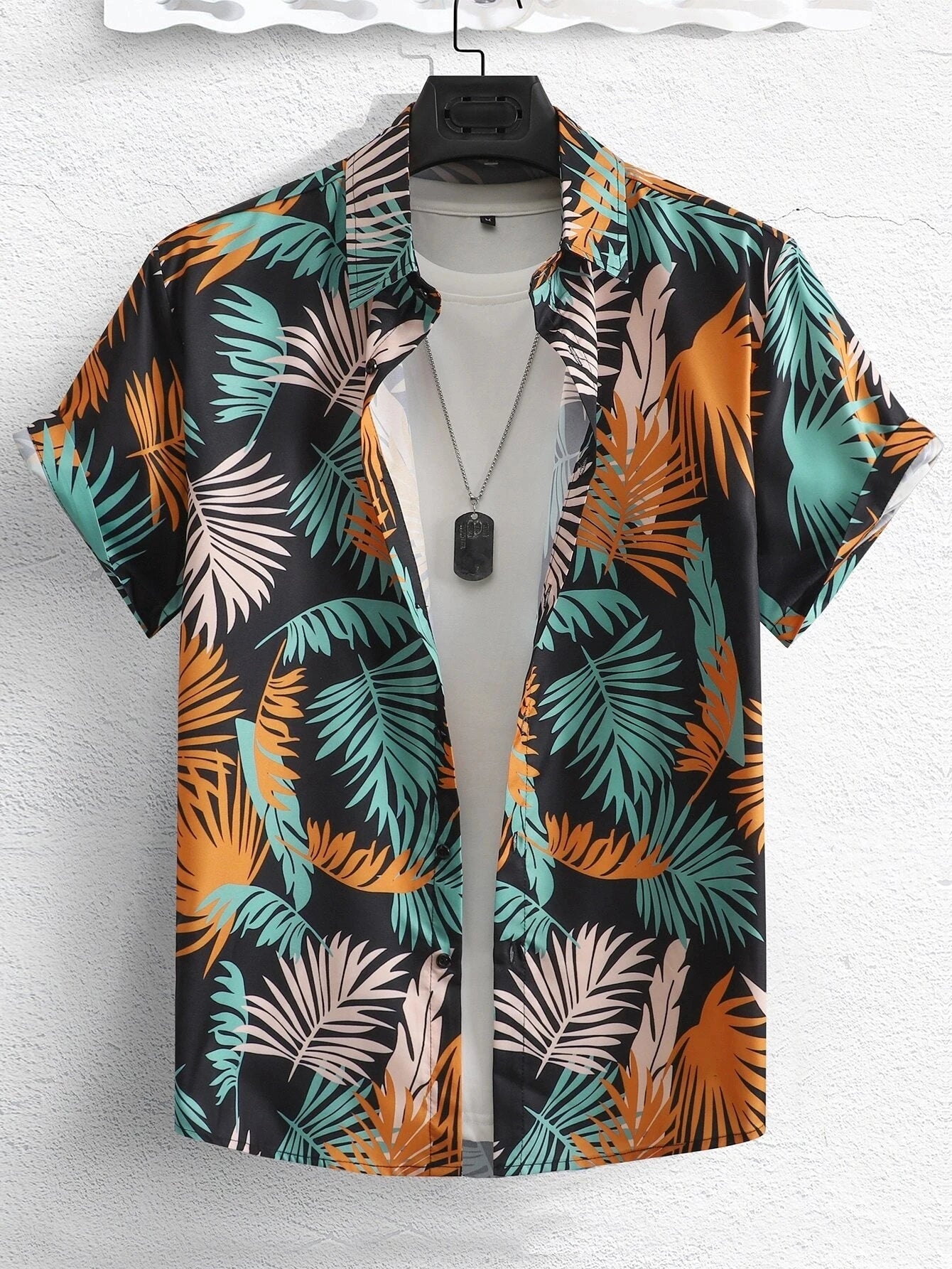 Hawaiian Shirt Man Print Casual Thin Beach Slim Fashion Shirt High Quality Luxury Black Social Vintage Funny Oversized Clothes