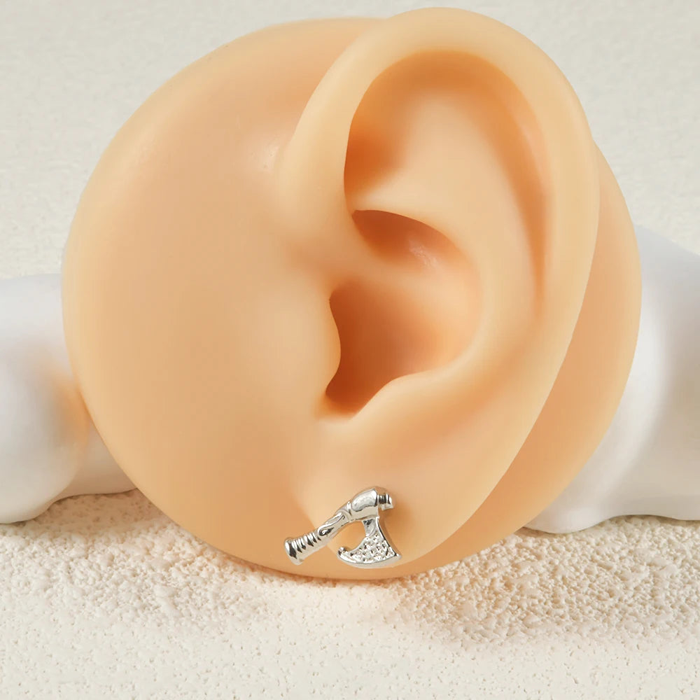 1PC Surgical Steel Threadless Wrench Axe Scissor Dragon Labret Lip Ring Ear Cartilage Tragus Earring Helix Lobe Piercing Jewelry