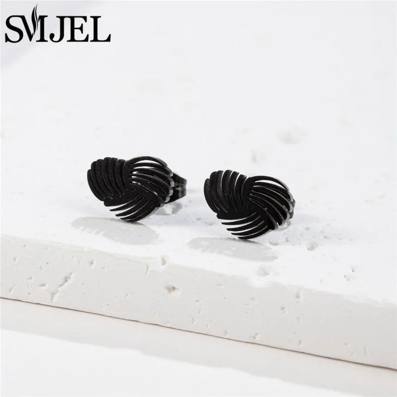 Romantic Simple Tiny Heart Earrings Female Minimalist Stainless Steel Love Stud Earring Hypoallergenic Jewelry Wedding Gift