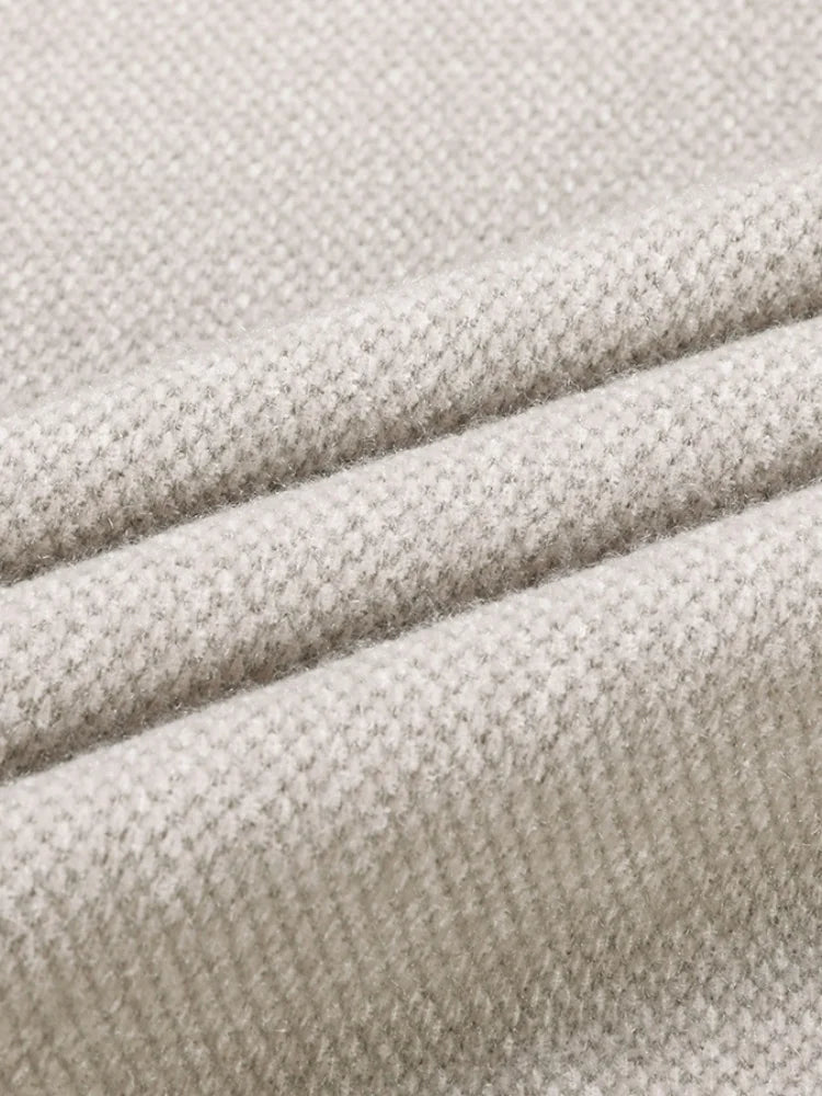 Designer Quality Men's Lapel Fake Two-Piece Long Sleeve T-Shirt Winter New Bee Print Plush Thickening Sweater Business Menswear