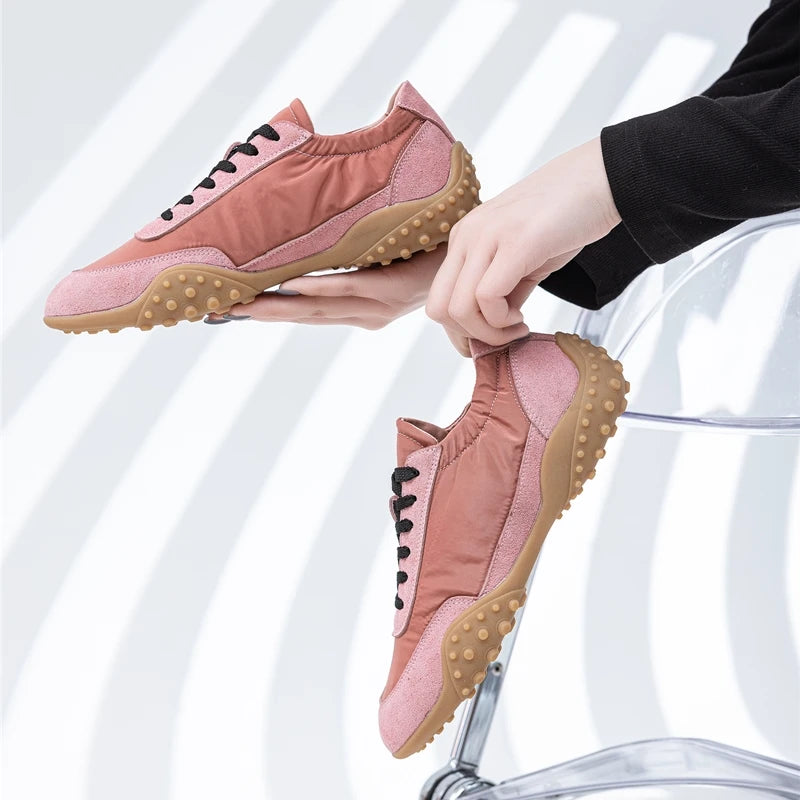 AIYUQI Women Sneakers 2025 New  Flat Non-slip Women's Moral Training Shoes Large Size Running Skateboarding Shoes For Women