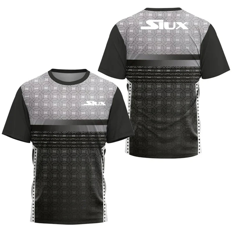 New SIUX Men's Quick Dry T-shirt Summer Sweat Running Sweatshirt Short Sleeve Breathable Badminton Tennis Volleyball Sports Tops