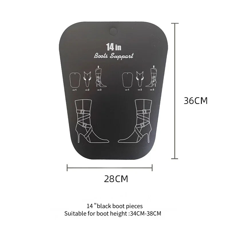 1Pcs Boot Shaper Stands Form Shoe Protector Inserts Tall Boot Support Keep Tube Shape for Women Men Plastic Long Boots Support