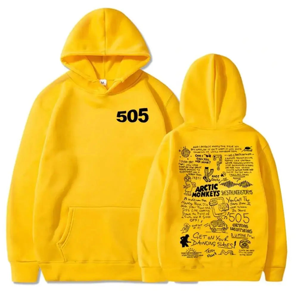 505 Hoodie Arctic Monkeys Music Hoodie Arctic Monkeys Merch Gift For Arctic Monkeys Fan Pullover Tops Streetwear Unisex