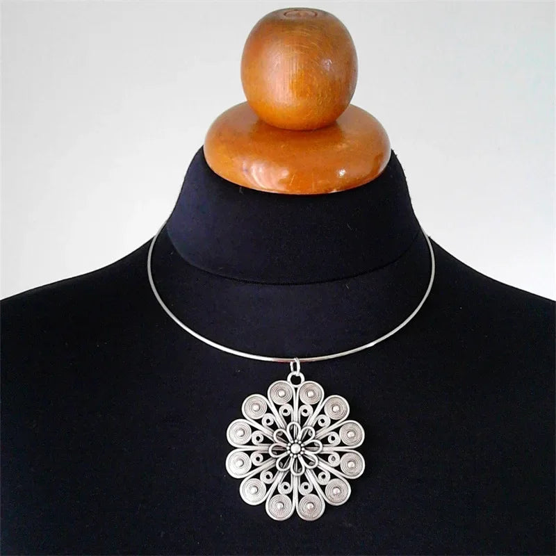 Bohemian Ethnic Wind Imitation Pearl Braided Necklaces Women Retro Hand-woven Beads Double Layer Rope Chain Vacation Jewelry