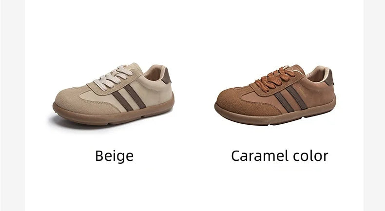 2025 New Autumn/Winter Women's Shoes Comfortable Casual Shoes College Style Wide Toe Soft Flat Shoes Outdoor Casual Sports Shoes