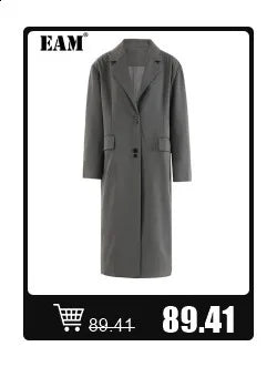 [EAM] High Elastic Waist Black Irregular Pleated Midi Elegant Half-body Skirt Women Fashion Tide New Spring Autumn 2025 1DJ0400