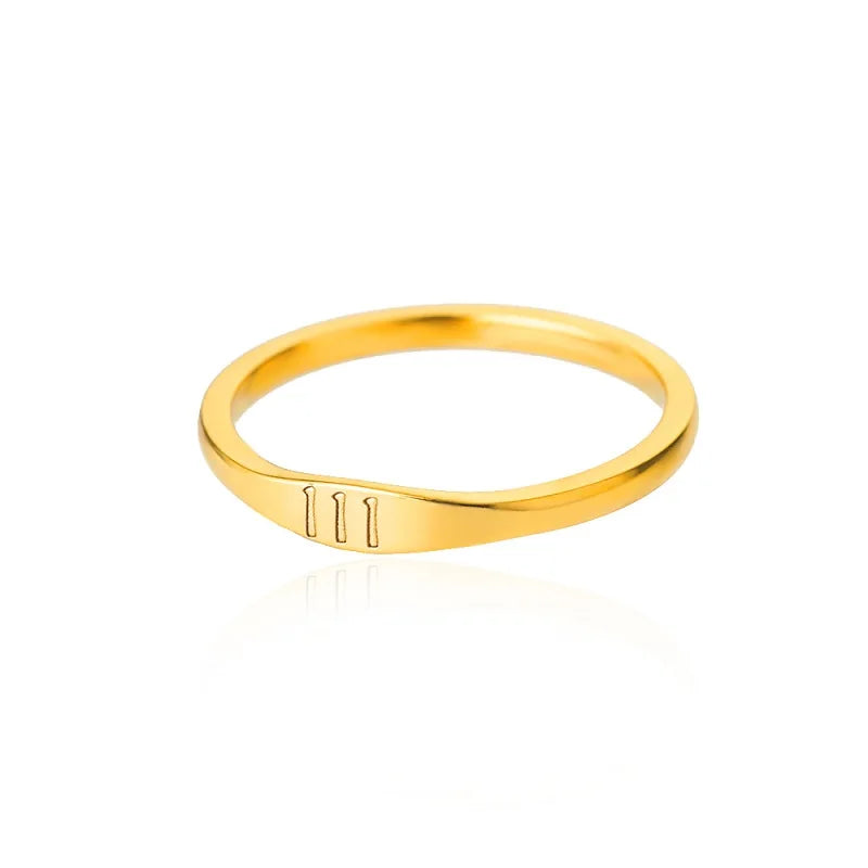 Stainless Steel Twist Chain Adjustable Rings for Women Men Simple Geometric Leave Flower Open Ring Jewelry Female Holiday Gifts