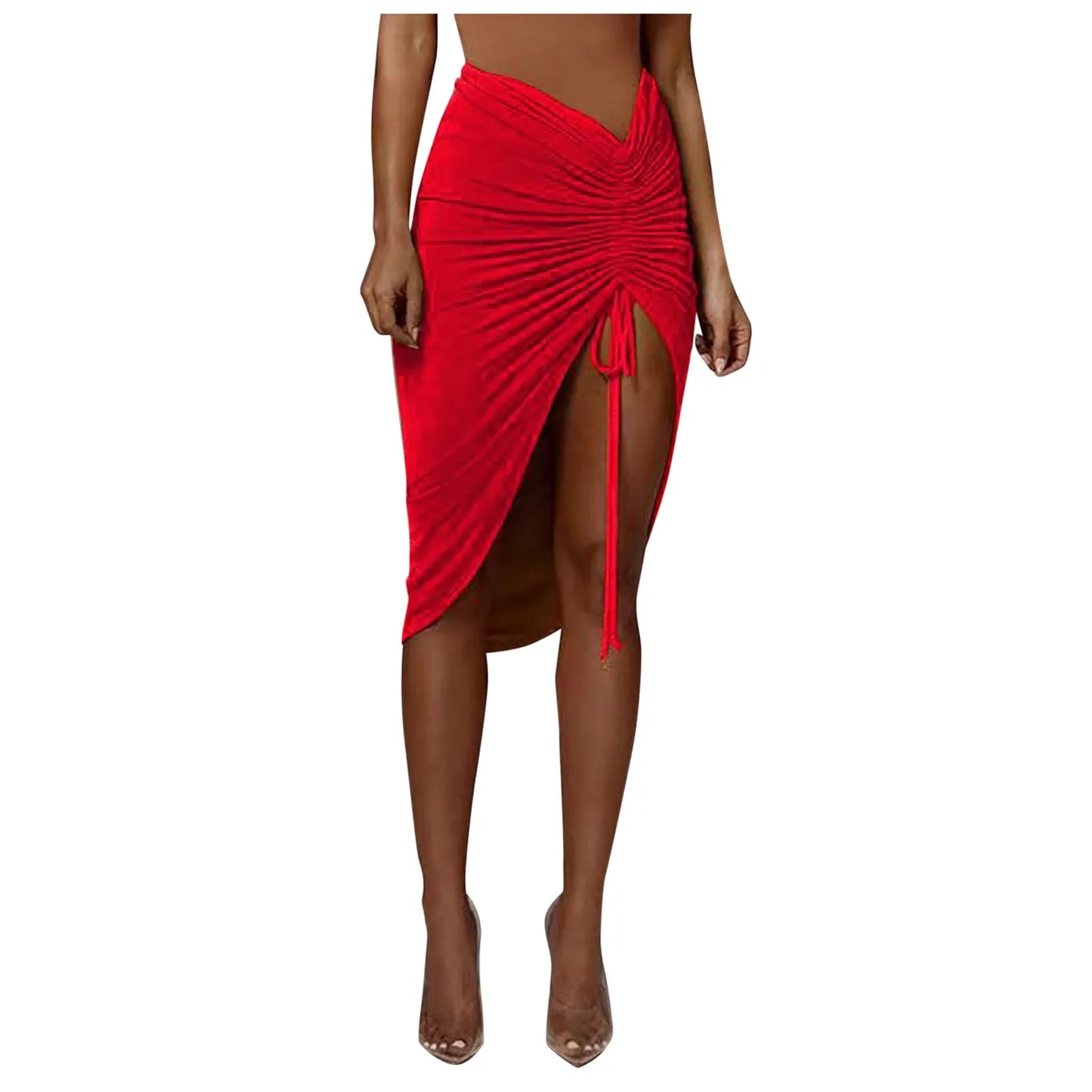 Women'S Skirt Sexy Women Chiffon Swimwear Pareo Scarf Cover Up Wrap Kaftan Sarong Beach Wear Bikinis Cover-Ups Skirts