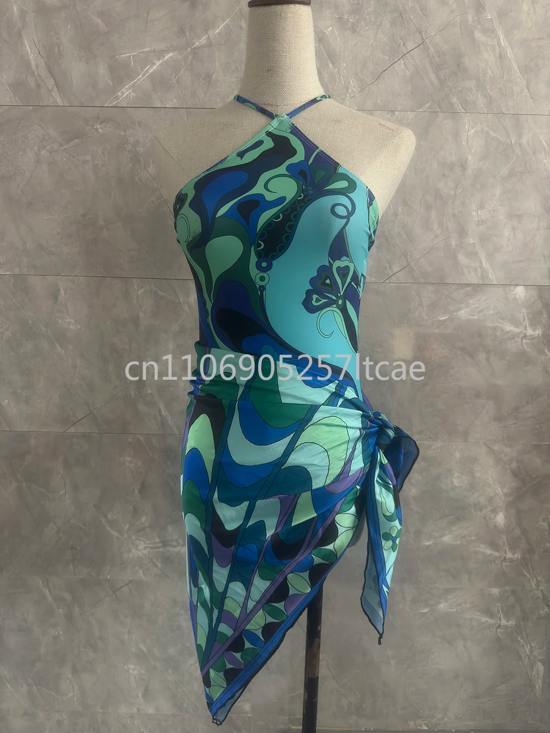 Luxury Design Women's Scarf Bikini Sets Letter Signature Logo Designer Brand Lady Headband Swimsuits