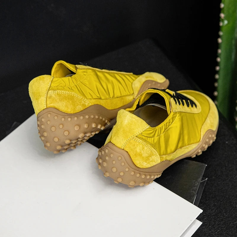 AIYUQI Women Sneakers 2025 New  Flat Non-slip Women's Moral Training Shoes Large Size Running Skateboarding Shoes For Women