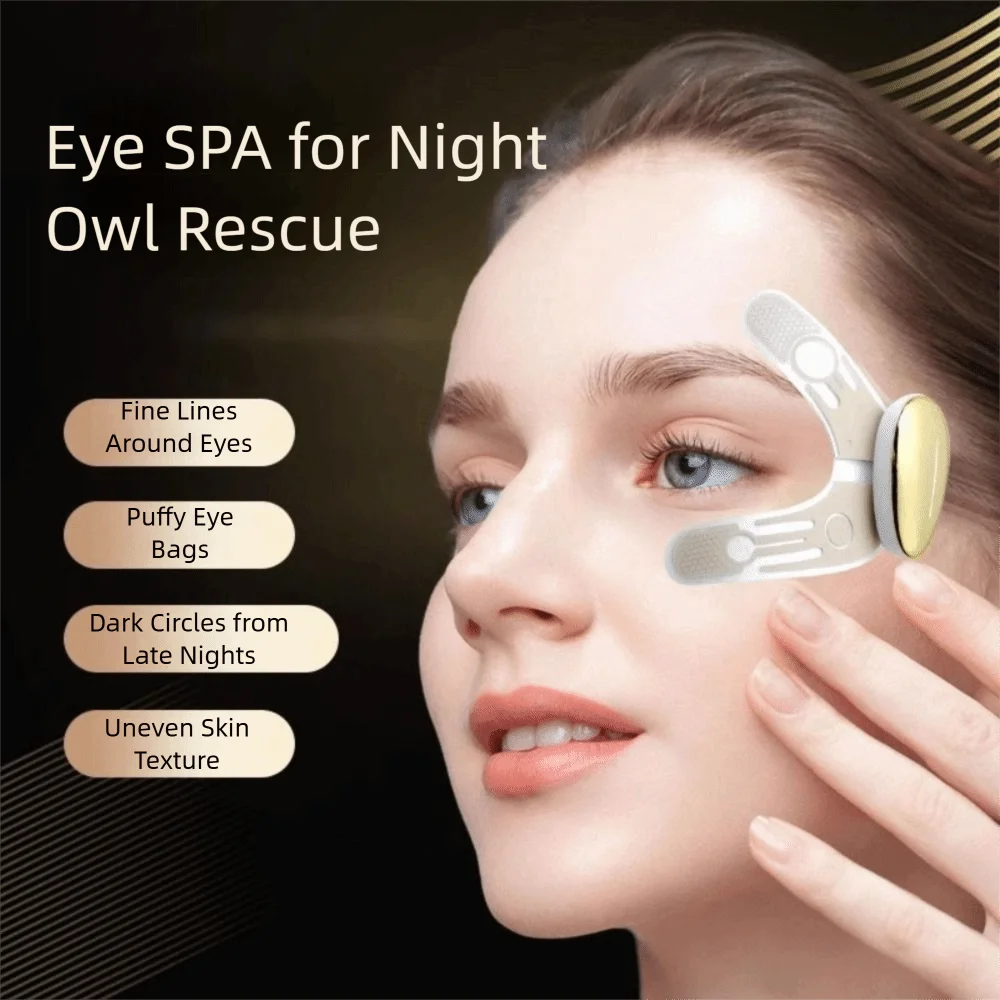 Anti-Wrinkle Microcurrent Eye Massager Dark Circles Remove Facial Lifting Skin Tightening Tool Electric Massage