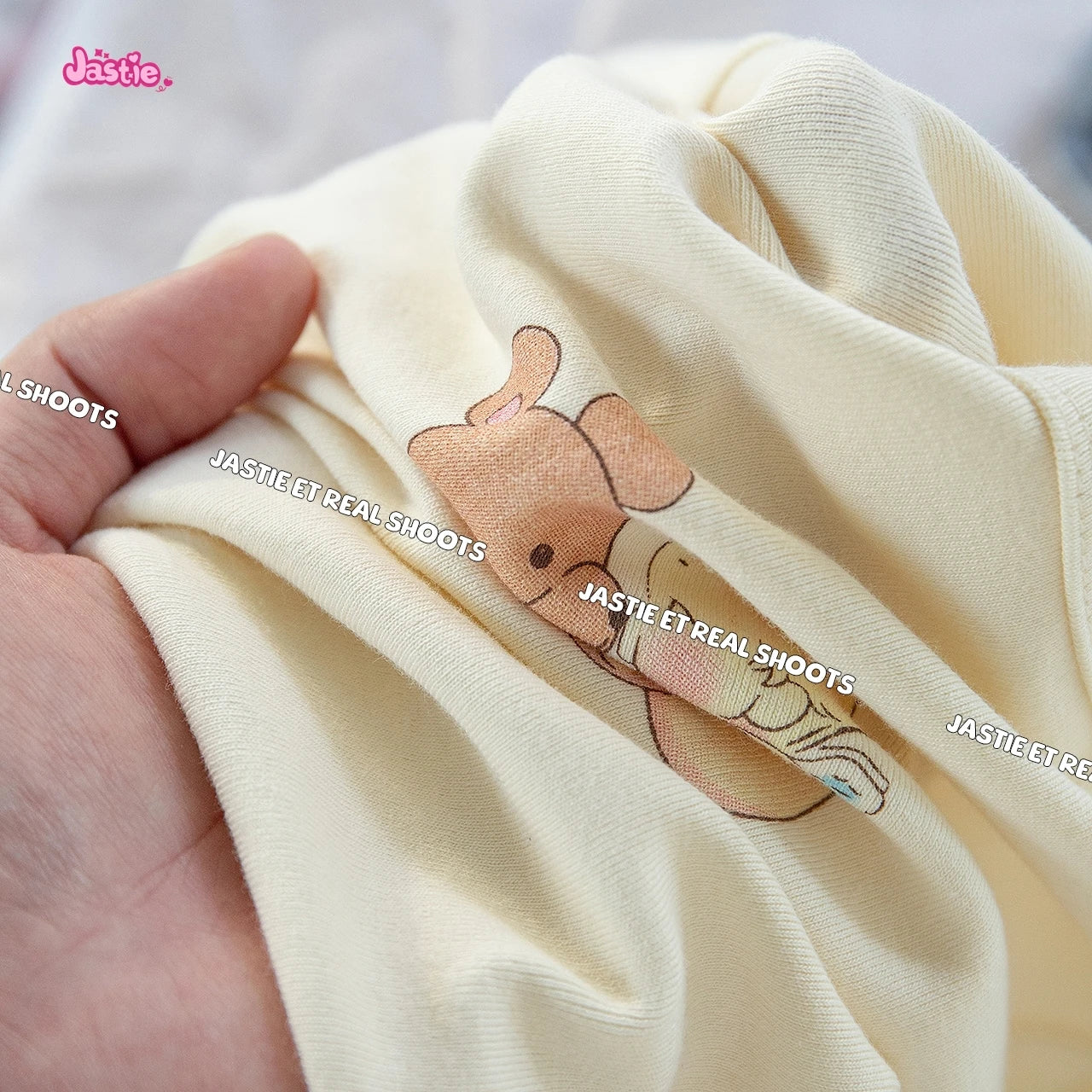 Cartoon Print Beige T-shirts Women 2024 Summer Streetwear Round Neck Short Sleeve T Shirt Female Vintage Chic Y2k Crop Top