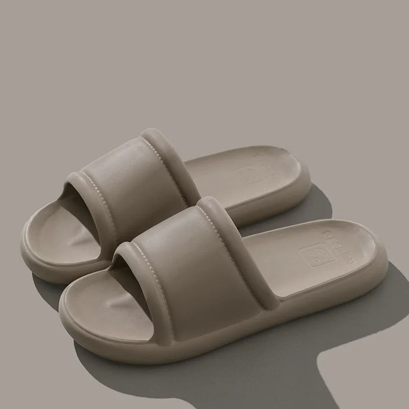 New Men's Slippers EVA Non-slip Bathroom Slipper Soft Comfortable Home Summer Sandal Indoor Bathroom Slippers Male Shower Shoes