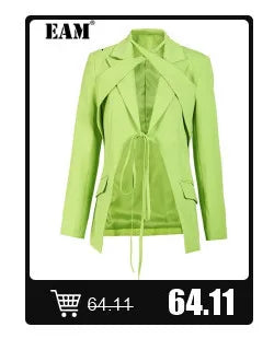 [EAM] High Elastic Waist Black Irregular Pleated Midi Elegant Half-body Skirt Women Fashion Tide New Spring Autumn 2025 1DJ0400