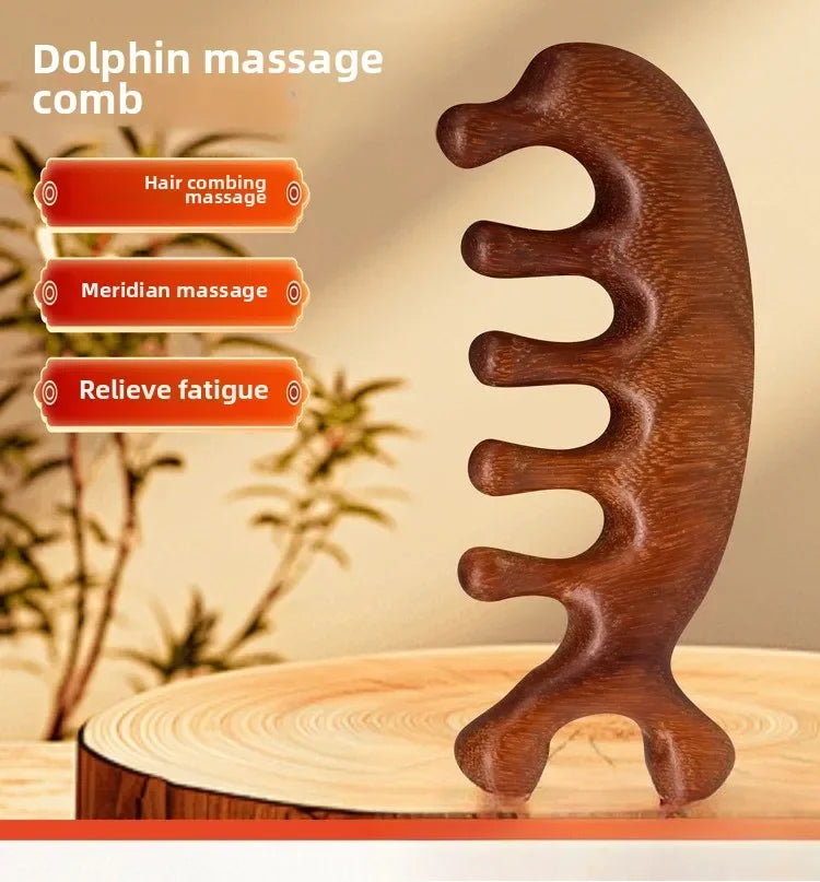 Specialized Round Head Massage Comb | Stimulate Scalp Circulation for Hair Growth | Anti-Static Wide Tooth Design