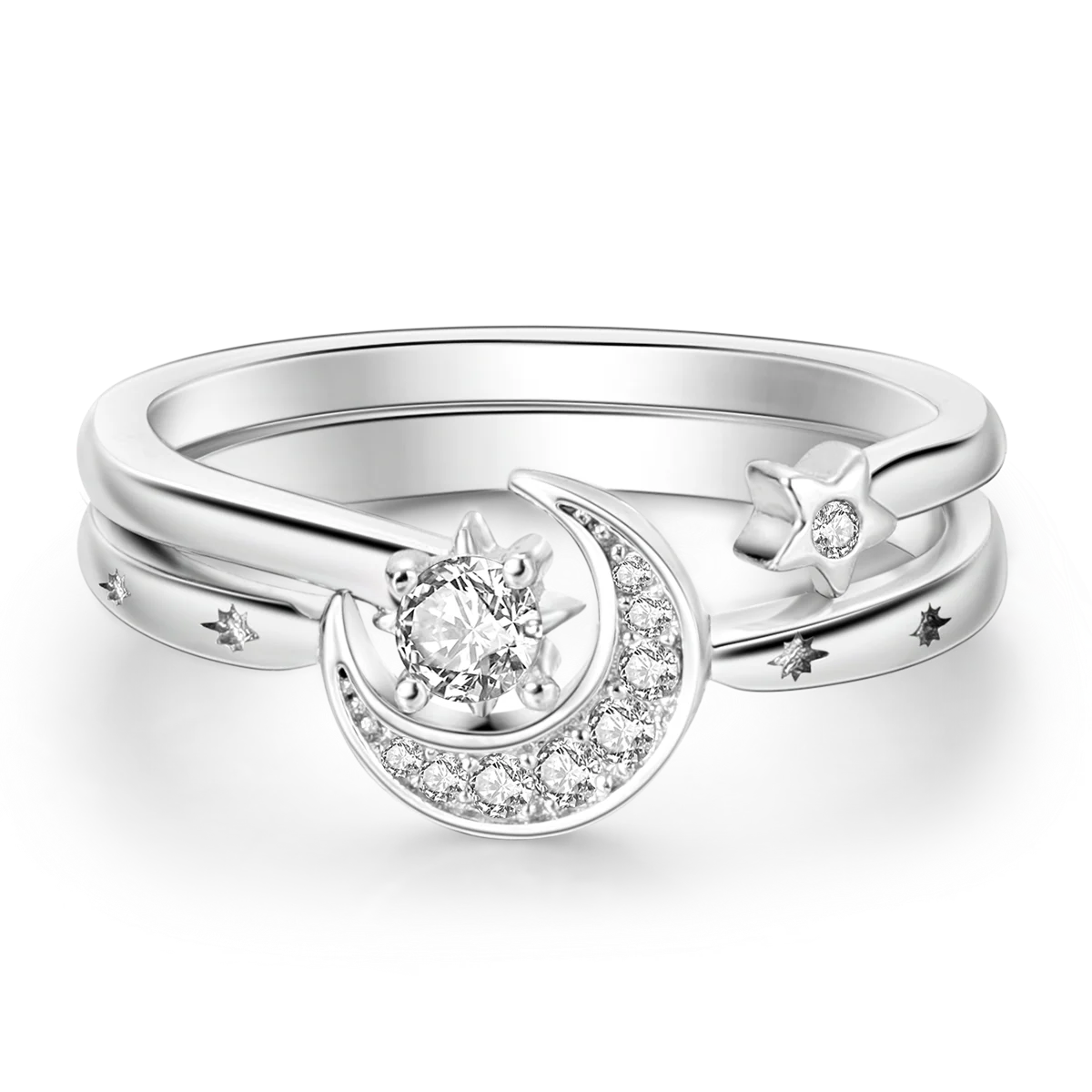 Silver Plated Women Luxury Stackable Ring Real Infinite Flower Daisy Fine Jewelry Rings For Engagement Weddling Party
