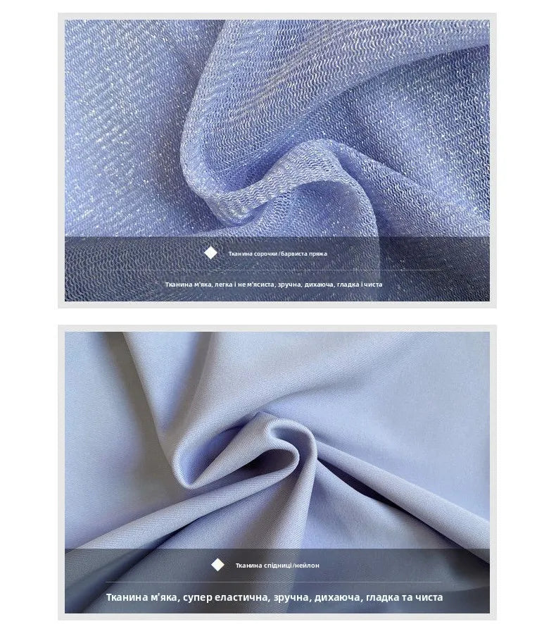 Women's High-End Bikini Tee-Piece Set Skirt Sle Faionable Thermal Spa Swimsuit Meat Covering Slimming Beachwear