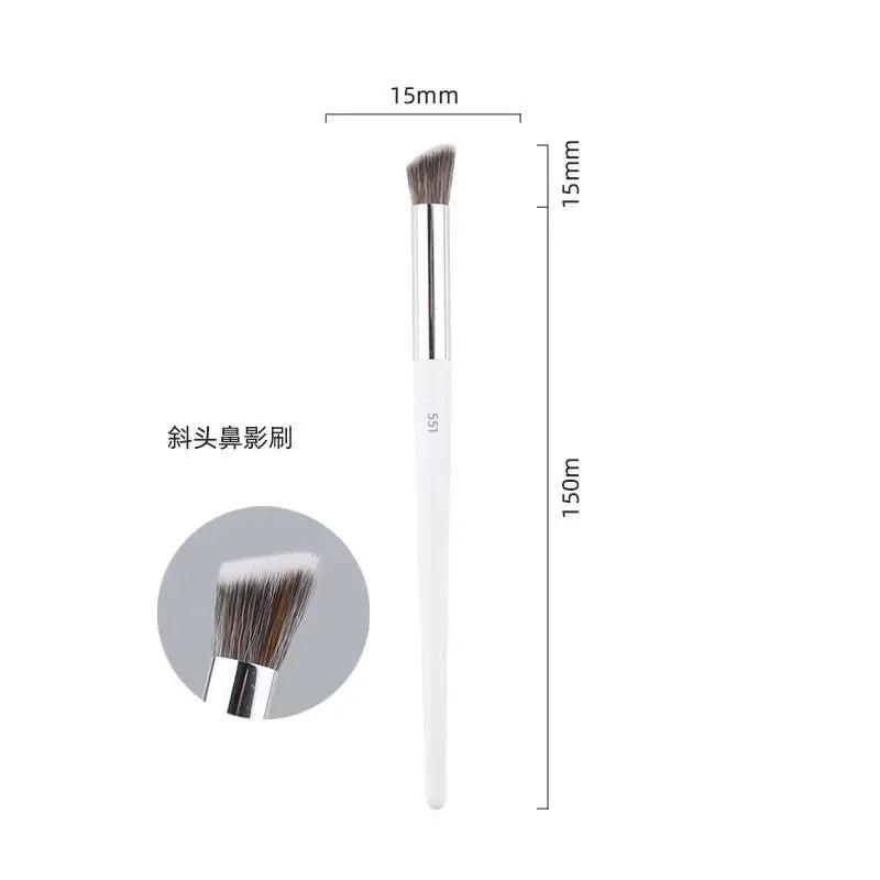 2/3/4/5/6/7pc White Makeup Brushes Liquid Foundation Base Make up Brush Eyeshadow blending Detail Face Eye Concealer Beauty tool