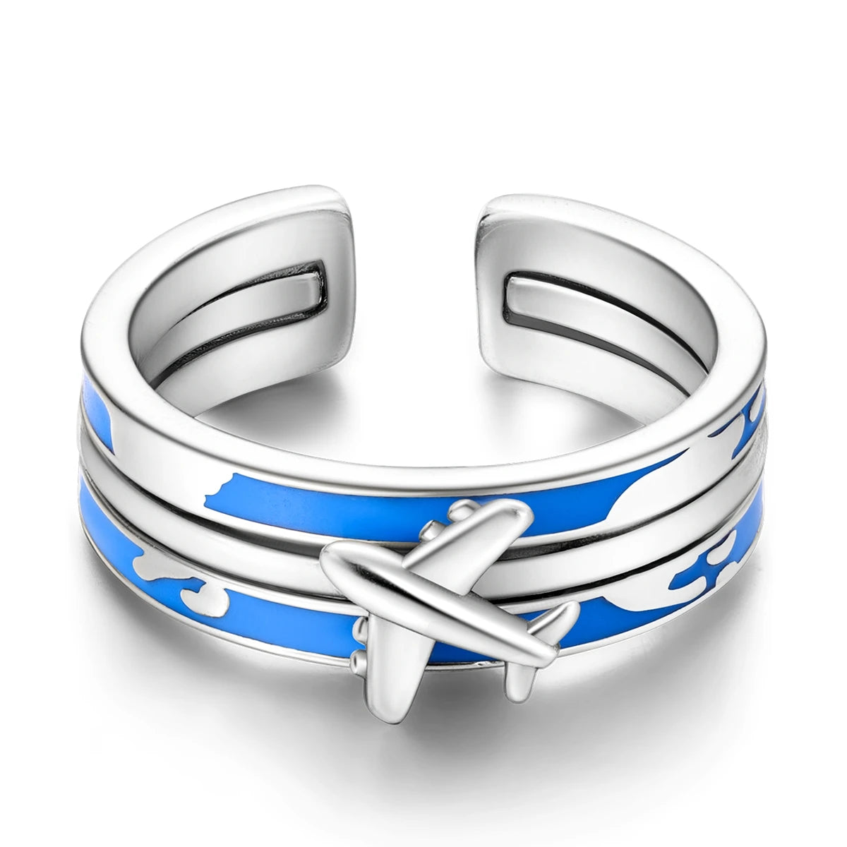 Silver Plated Women Luxury Stackable Ring Real Infinite Flower Daisy Fine Jewelry Rings For Engagement Weddling Party