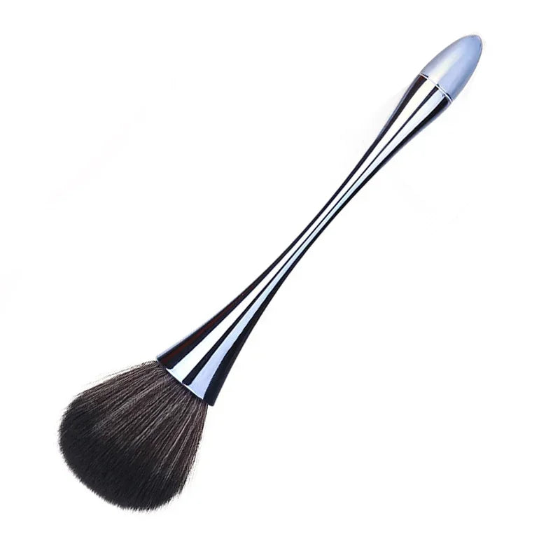 Rose Gold Powder Blush Makeup Brushes Professional Make Up Brush Soft Hair Large Nail Dust Cleaner Manicure Cosmetic Beauty Tool