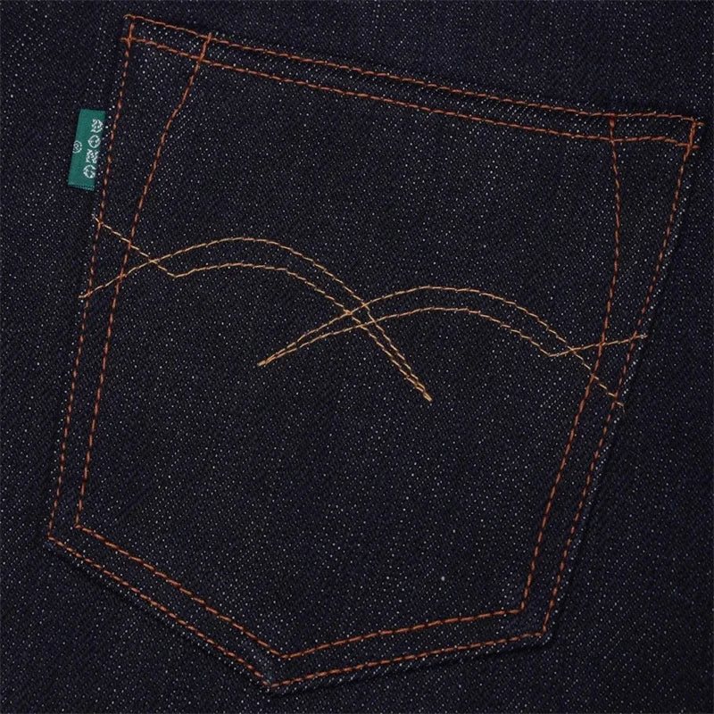 BOB DONG 23oz Extra Heavy Selvedge Denim Jeans Lot 35-3 Raw Denim Slim Straight Leg Pants