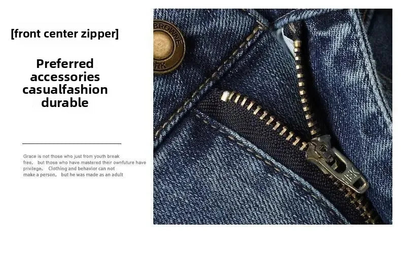 High Waist Denim Skirt Women's Spring Summer New Style Slimming Fashionable Versatile Small Size Draped Midi Skirt