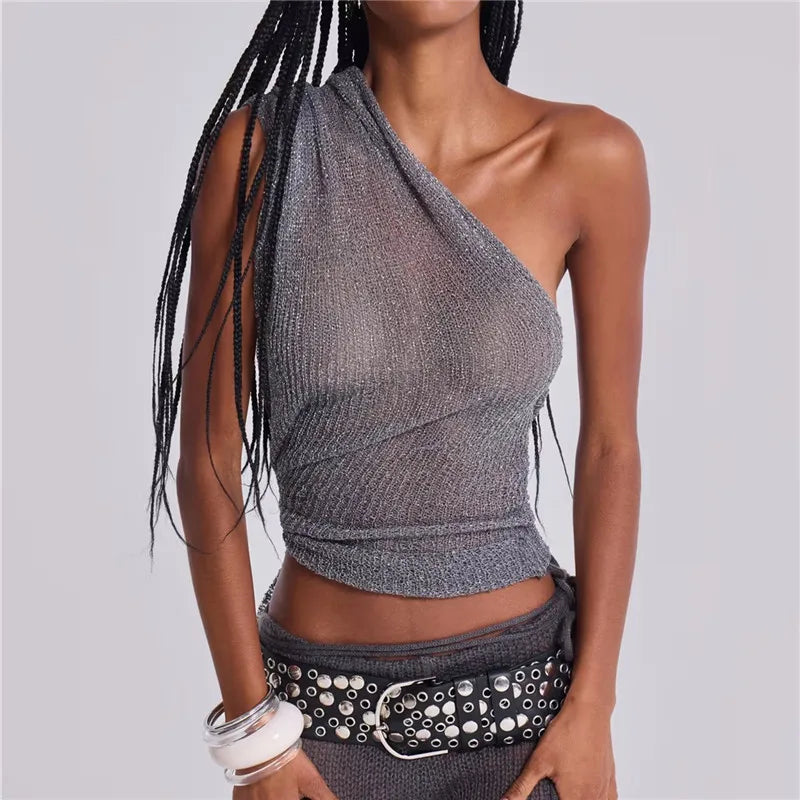 Women Y2K Sheer Knit Poncho Shrug See Through Crochet Shawls Cape Lightweight Cover Ups Tops Summer Party Beachwear
