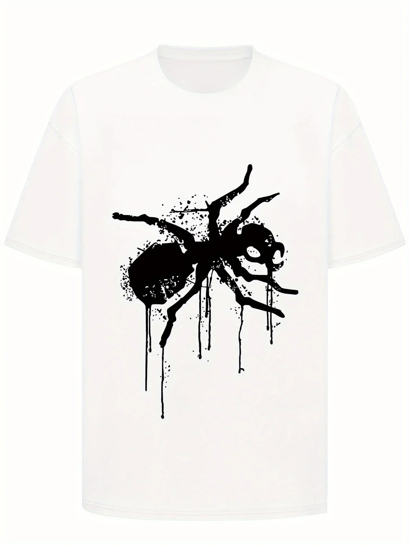 Men The Prodigy Band Graphic T-Shirt Extreme Invasion Spider-like Ant Design,Summer Tee for Concerts Everyday Casual Wear