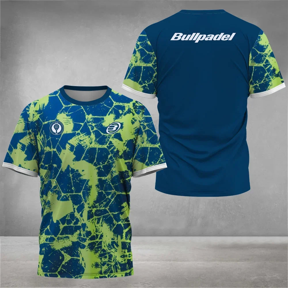 Cool Padel - camiseta transpirable masculina de manga corta, camiseta de tenis al aire libre, nueva colección de fitness