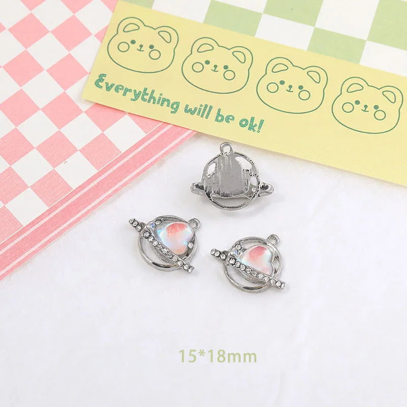 Wholesale Y2K Silver Charms for Jewelry Making Accessories DIY Pendant Necklace Bracelet Earring Women Girl Luxury Female Gift