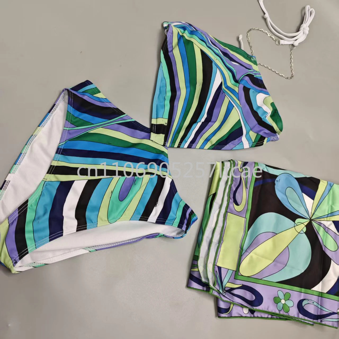 Luxury Design Women's Scarf Bikini Sets Letter Signature Logo Designer Brand Lady Headband Swimsuits